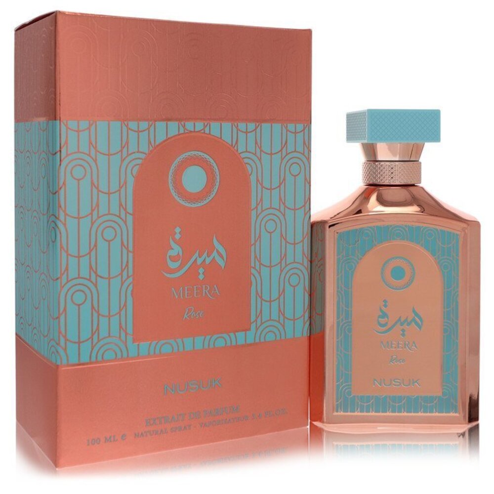 Nusuk Meera Rose by Nusuk Extrait De Parfum Spray 3.4 oz